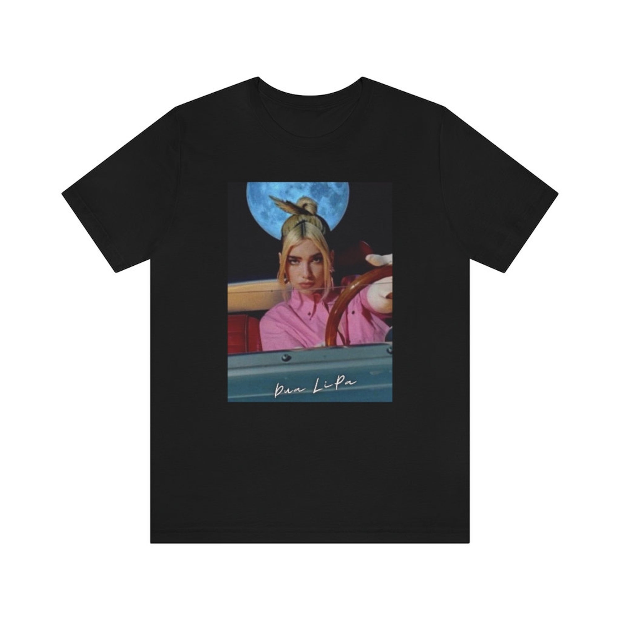 Dua Lipa / sthetisches Premium Unisex Crew Neck Minimalist T-Shirt Dua Lipa / sthetisches Premium Unisex Crew Neck Minimalist T-Shirt