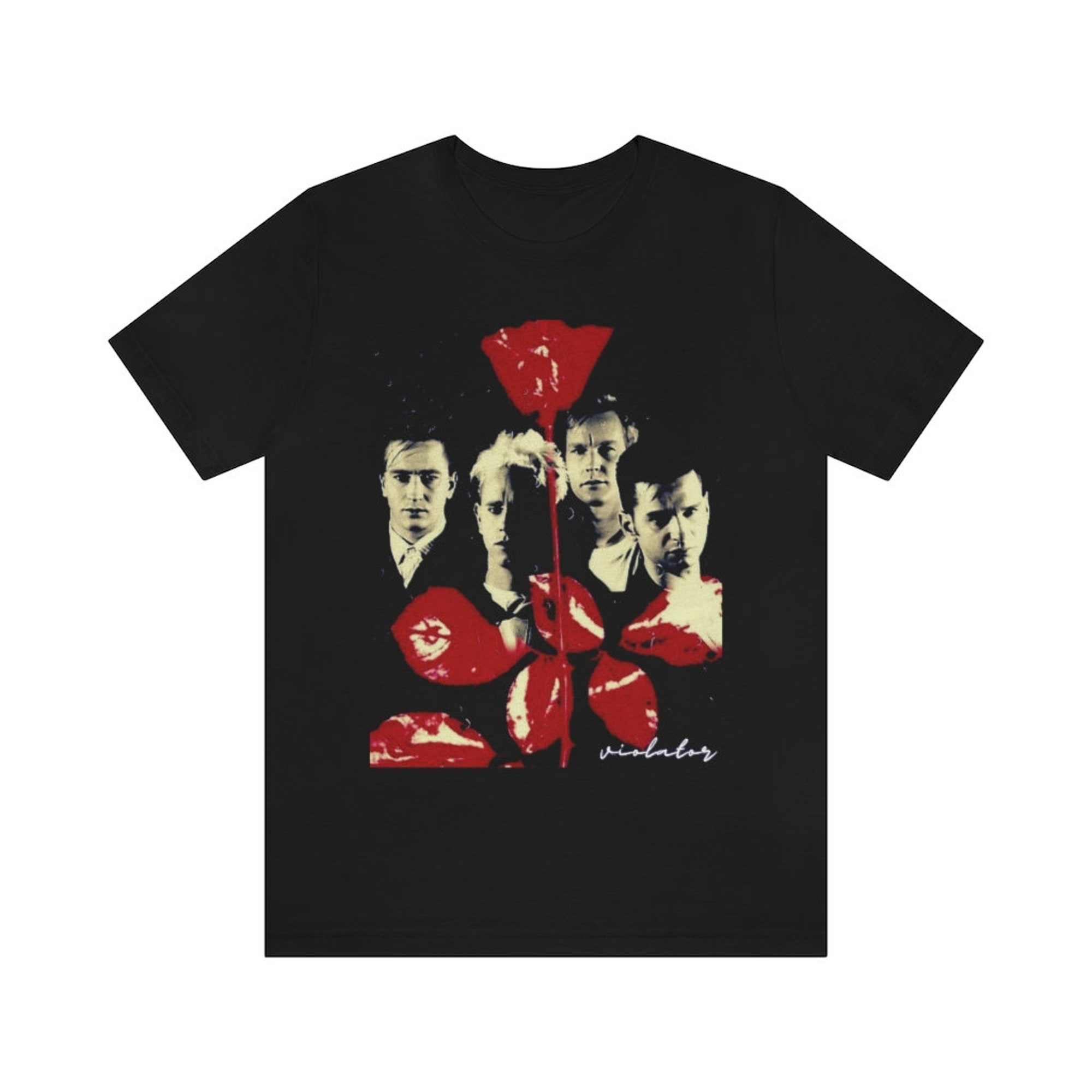 Discover Maglietta T-Shirt Depeche Mode Uomo Donna Bambini Minimalista Girocollo Unisex Di Compleanno