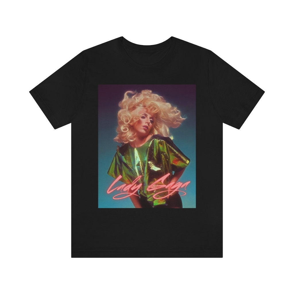 Discover Maglietta T-Shirt Lady Gaga Uomo Donna Bambini