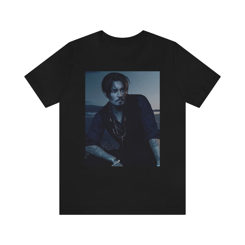 Johnny Depp T-Shirt / Aesthetic Premium Unisex Crew Neck T-Shirt