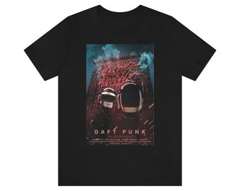 daft punk homework bomber jacket Daft Punk 2022 Design / Aesthetic Premium Unisex Crew Neck T-Shirt / Music Gift / Birthday Gift / Aesthetic Minimalist Clothing