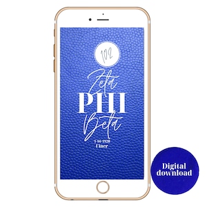 Zeta Phi Beta Sorority mobiele telefoon achtergrond - slimme telefoon wallpaper - mobiele vergrendeling scherm