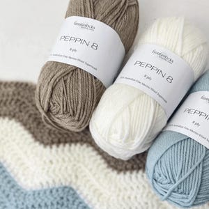 Fiddlesticks Peppin 8 ply Australian Fine Merino Superwash Wool