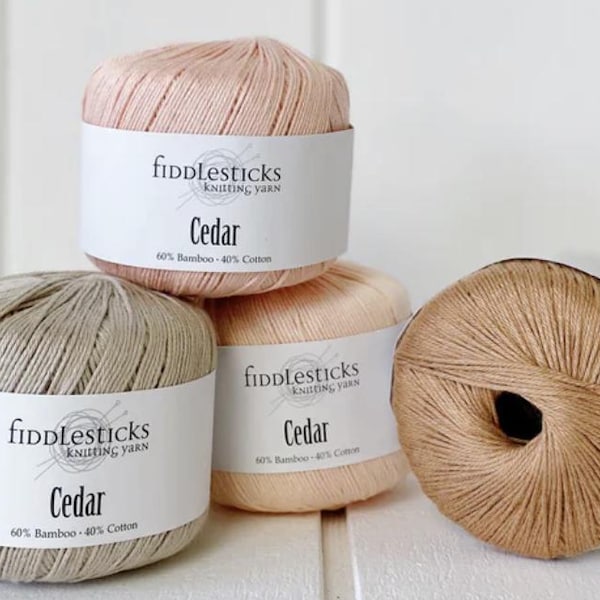 Mezcla de cedro, algodón y bambú Fiddlesticks 50 g