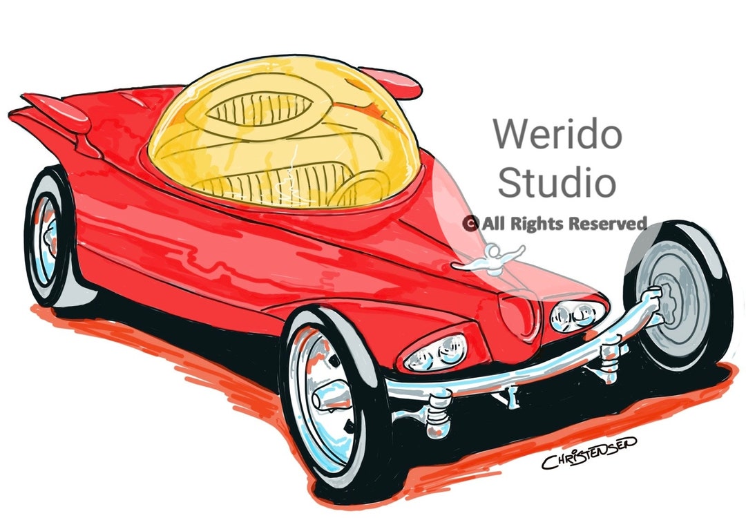 Ed Roth Mustang Art