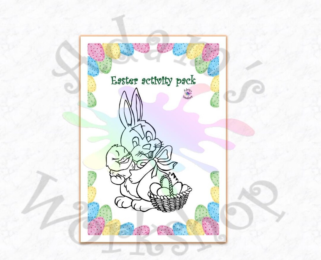 Easter Activity Printable Worksheets - Etsy UK
