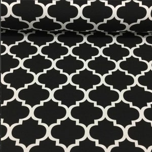Tessuto da tappezzeria in tela di anatra di cotone marocchino tagliato a misura, tessuto per sedia, divano, panca, tenda, tessuto tessile per la casa, tessuto nero, rosa, grigio