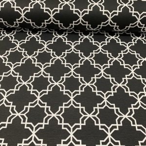 Tessuto da tappezzeria in stile marocchino tagliato su misura, tessuto per sedia, divano, panca, tenda, cuscino, tessuto tessile per la casa, blu scuro, nero, grigio