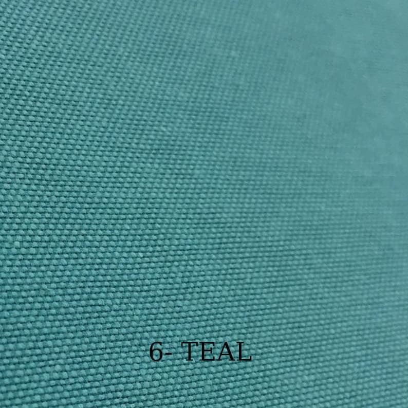 Cotton Duck Canvas Fabric Solid Colors Indoor Outdoor Etsy