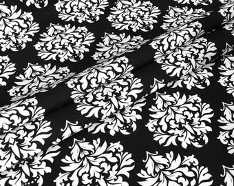 Vintage Damask Fabric, Victorian Baroque Style, Upholstery Fabric By The Yard