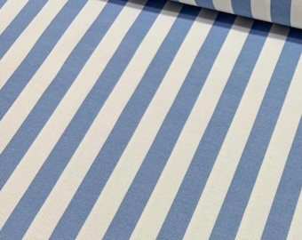 Gestreepte katoenen canvas bekledingsstof, waterafstotend