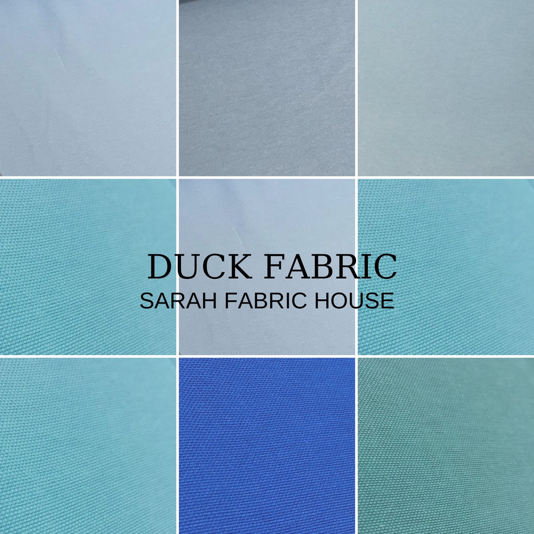 Cotton Duck Canvas Fabric, Solid Colors Indoor, Outdoor Upholstery