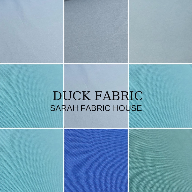 Cotton Duck Canvas Fabric, Solid Colors Indoor, Outdoor Upholstery