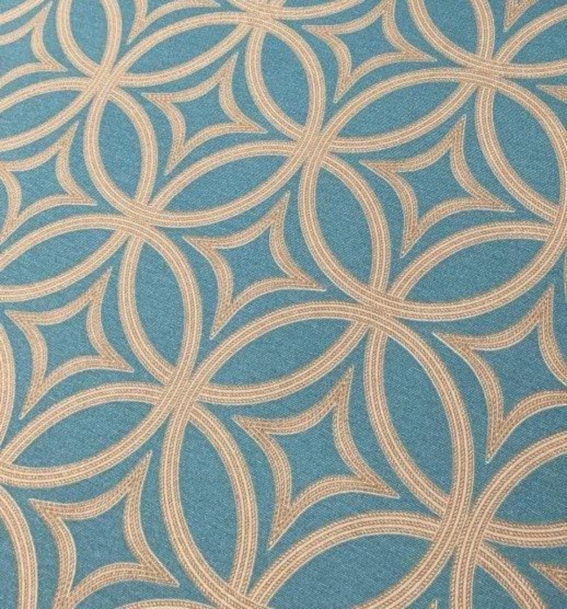 Tegelstof op maat gesneden, retro bekledingsstof, waterbestendig, katoencanvas buitenstof voor stoel, bank, gordijn, bank, meubels, afbeelding 1