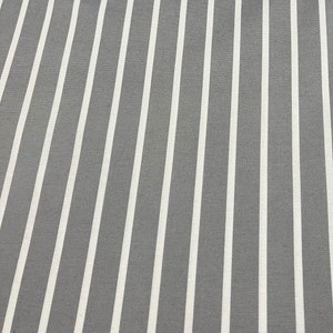 Randigt möbeltyg, tyg till stol, soffa, bänk, gardin, kudde, hemtextiltyg, grå, blush, kamel