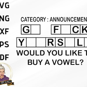 Go Fuck Yourself, Would You Like To Buy A Klinker, Category Announcement, Cut File for Silhouette and Cricut, Svg, Png, Dxf, Eps, and Pdf