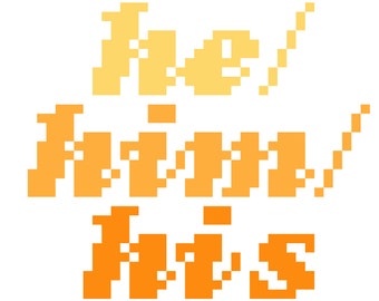 He Him His Pronouns Etsy De