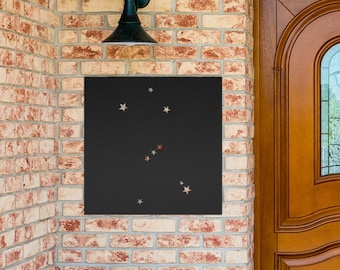 Metal Wall Art - Orion, Constellation Wall Art (sharp corners), Metal Wall Decor, Gift For Constellation Lovers