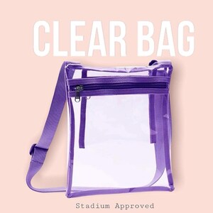 Clear Stadium Bag