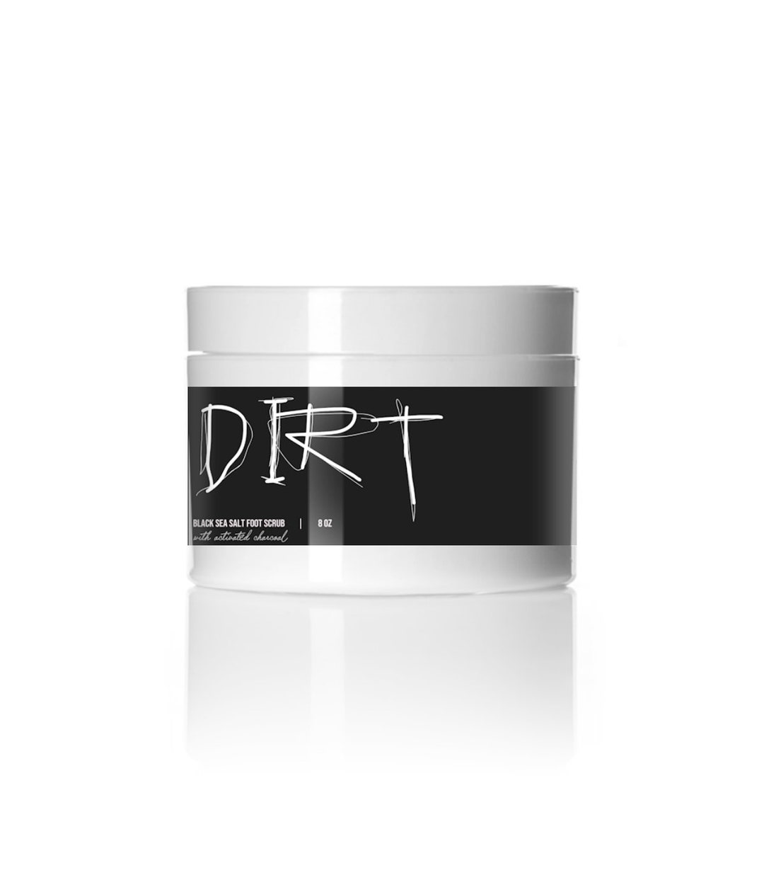 DIRT Black Sea Salt Foot Scrub 10oz Etsy