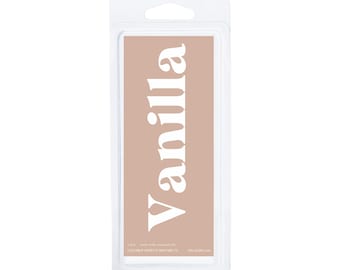 Derrete de cera de baunilha | Derrete de cera com aroma de fava de baunilha para aquecedor | Derrete de cera de baunilha francesa | Sorvete de açúcar de cera de soja com aroma de baunilha