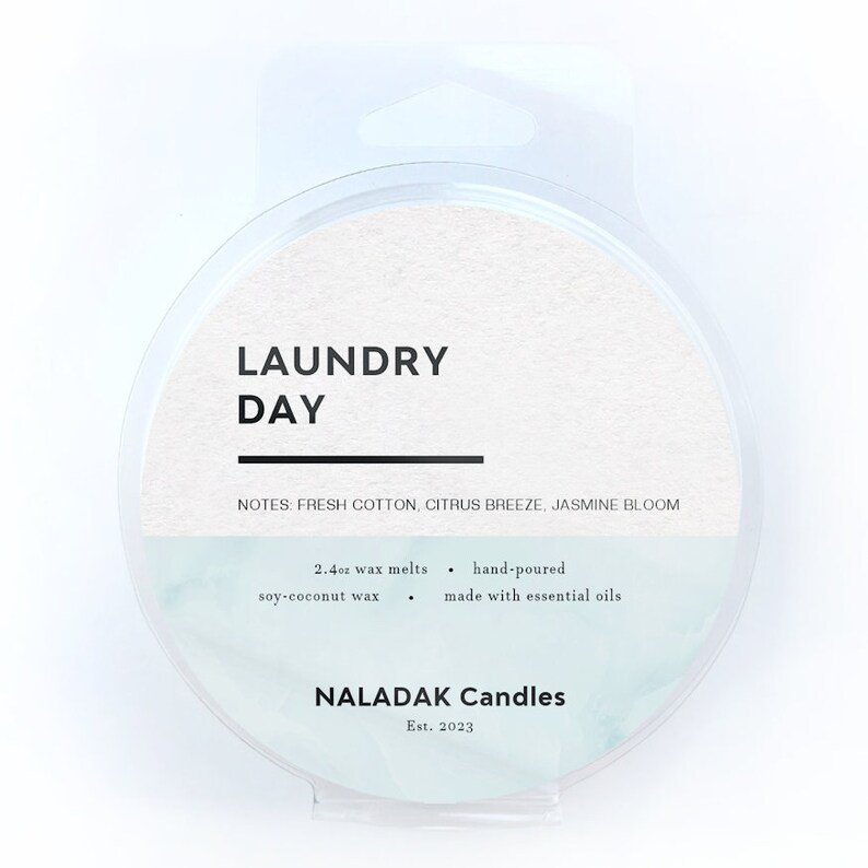 Laundry Day Wax Melts Etsy