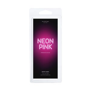 Neon Pink Wax Melts | Algodão Doce Caramelo Açúcar Cera Derretida Perfumada para Mais Quente Rosa Açúcar Premium Cera Derretida Açúcar Canela Açúcar Glaze Scent