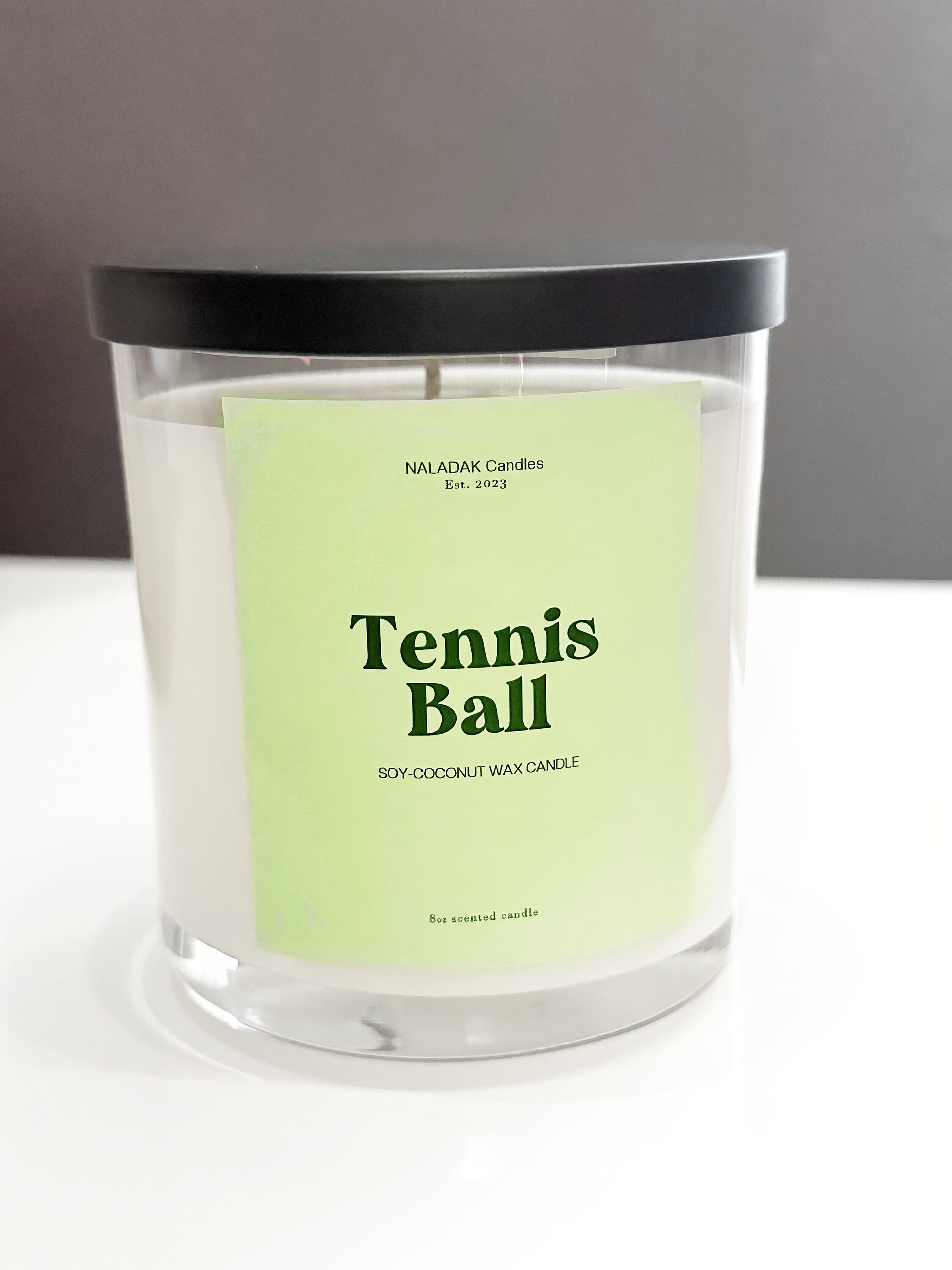 Tennis Ball 8oz Medium Candle Etsy