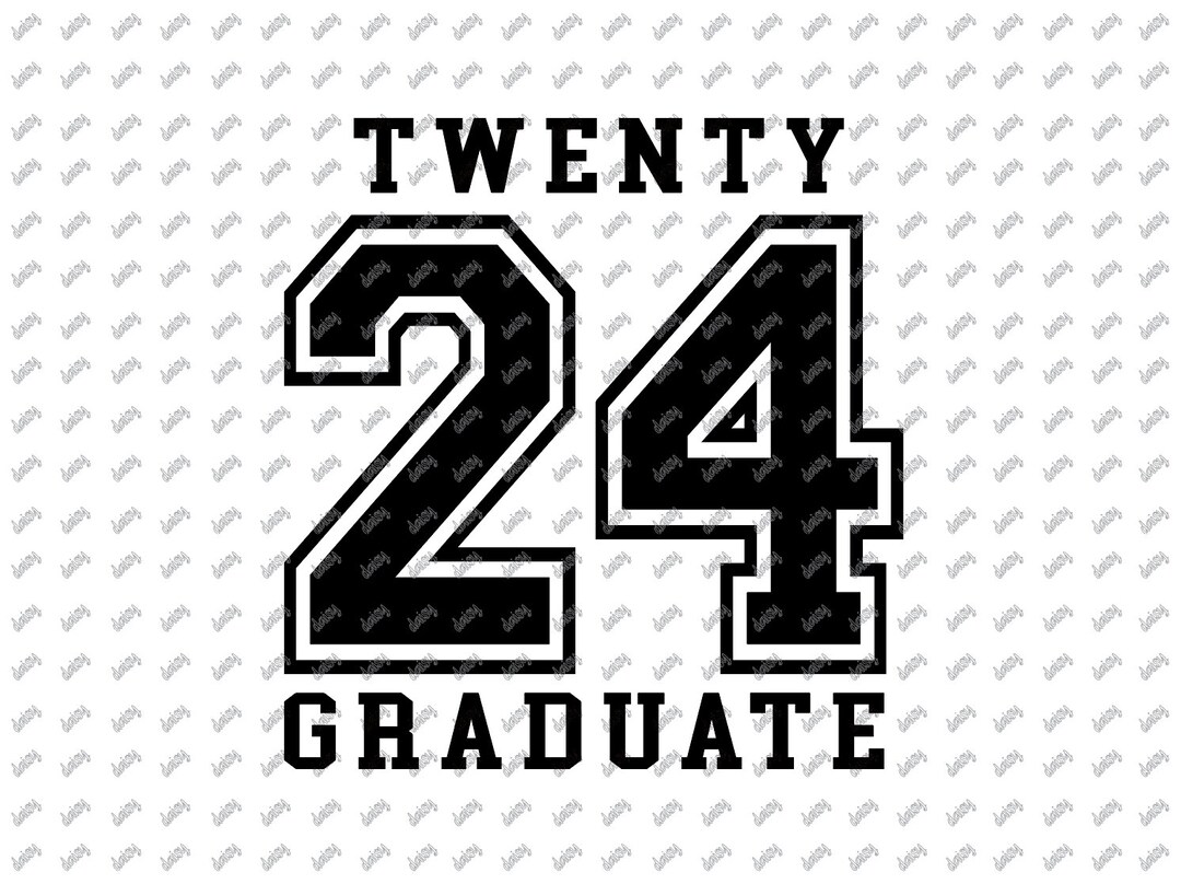 Twenty 24 Graduate Svg, 2024 Graduate Svg, Senior 2024 Svg, 2024