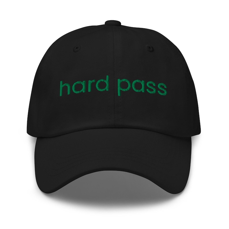 Hard Pass Embroidered Baseball Hat
