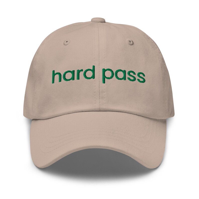 Hard Pass Embroidered Baseball Hat