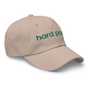 Hard Pass Embroidered Baseball Hat