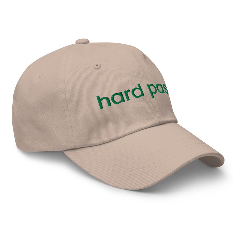 Hard Pass Embroidered Baseball Hat