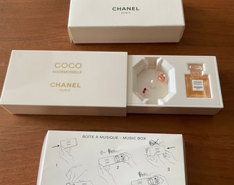 Coco Mademoiselle Chanel Perfume Music Box Set - Etsy