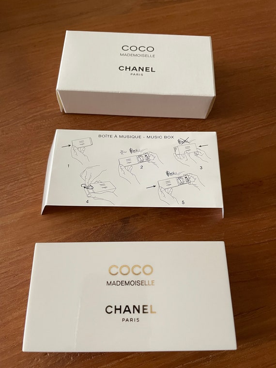 Coco Mademoiselle Chanel Perfume Music Box Gift Set - Etsy