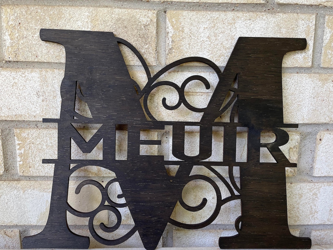 Custom Name Sign Family Name Decor Wedding Sign Etsy