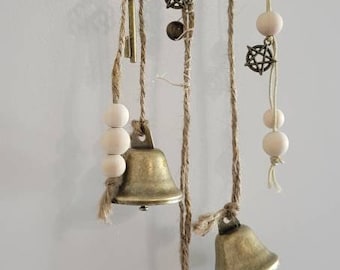 Witches Bells, protection Bells, hand made, custom made, intuitive made
