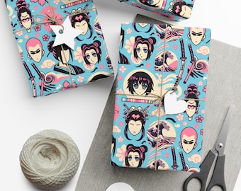 Anime Gift Wrap: Unique Holiday & Birthday Wrapping Paper