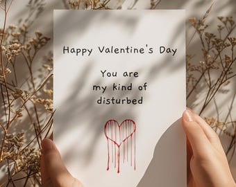 Horror Valentine's Day Card: Gothic Spooky Love