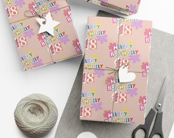 Fun Birthday Wrapping Paper: Vibrant, Eco-Friendly, USA Made
