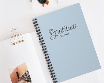 Personalised Gratitude Journal, Gratitude Notebook, Positivity Notebook ...
