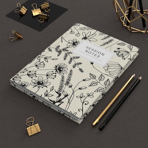 Therapist Notebook Hardcover Notebook Ruled Notebook Therapy Notebook Writing Journal Journaling Notebook Counselor Notebook Therapy Notes