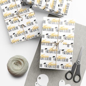 Wrapping Paper, Perfect for Graduation Gifts, Graduation Party Supplies, Celebration Gift Wrap, Congrats Wrapping Paper, College Graduation