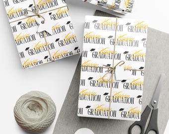 Graduation Wrapping Paper, Celebration Gift Wrap