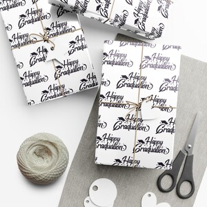 Wrapping Paper, Perfect for Graduation Gifts, Graduation Party Supplies, Celebration Gift Wrap, Congrats Wrapping Paper, College Graduation