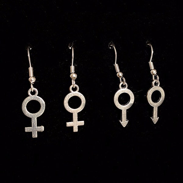 Gender Symbol Earrings