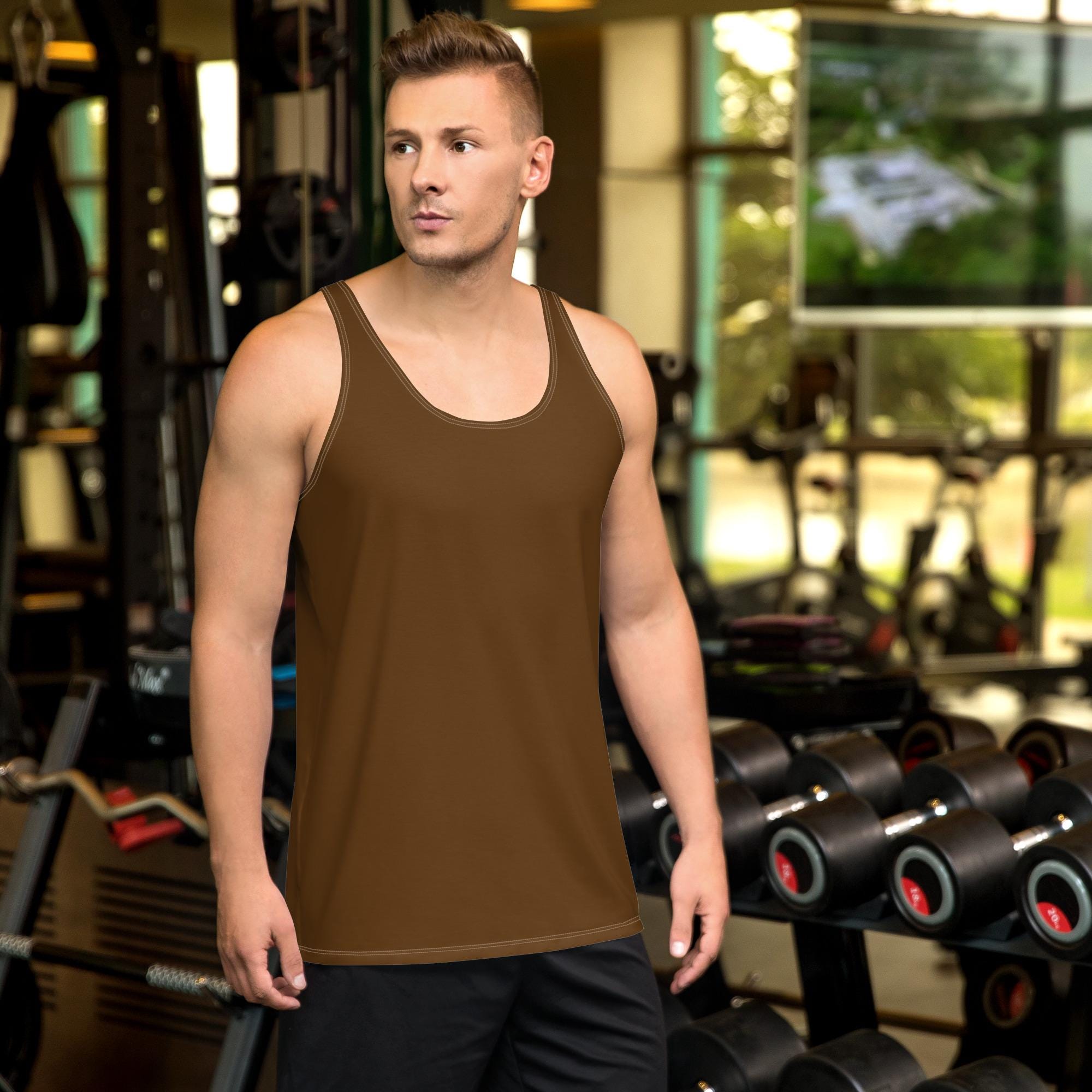 Men Gym Muscle Sleeveless Shirt Tank Top Bodybuilding Sport Fitness