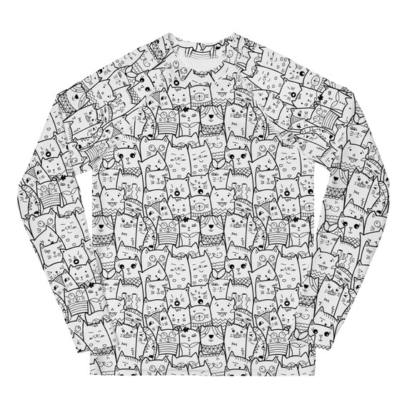 Cats Rash Guard for Youth Cute Rash Guard Teens Boys Girls Etsy