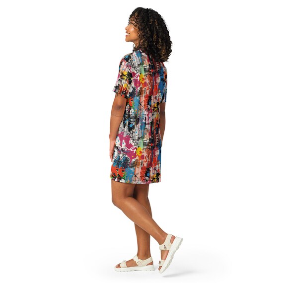 graffiti t shirt dress Love Graffiti BF T Dress