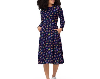 knee length dresses for ladies Ready For The Sun Royal Blue Tropical Maxi Dress  Shop the Mint